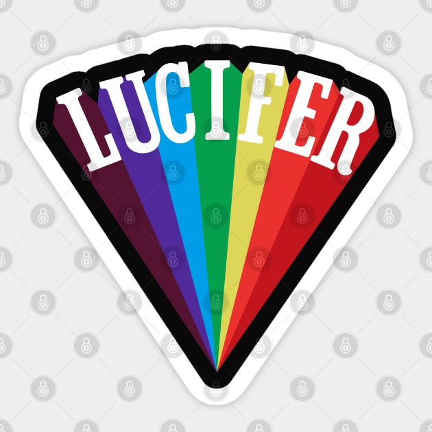 lucifer rising Sticker by undergroundnotes